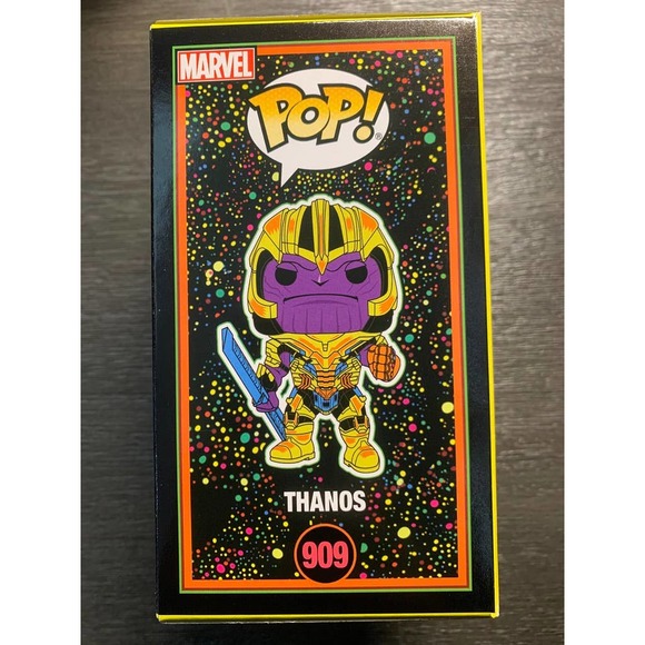 Funko Pop! Marvel Infinity Saga BlackLight Thanos Target Exclusive - Picture 4 of 6